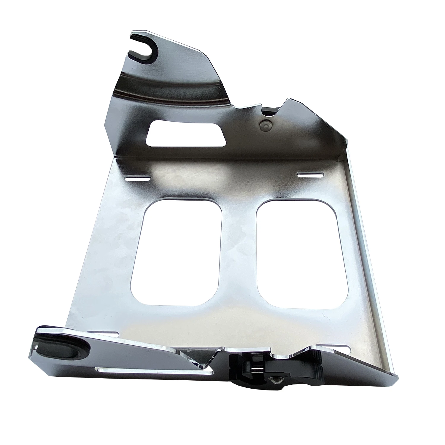 Chrome Detachable Solo Tour Pack Trunk Mounting Rack Support For Harley Touring Street Glide Road King Electra Glide 2014-2023