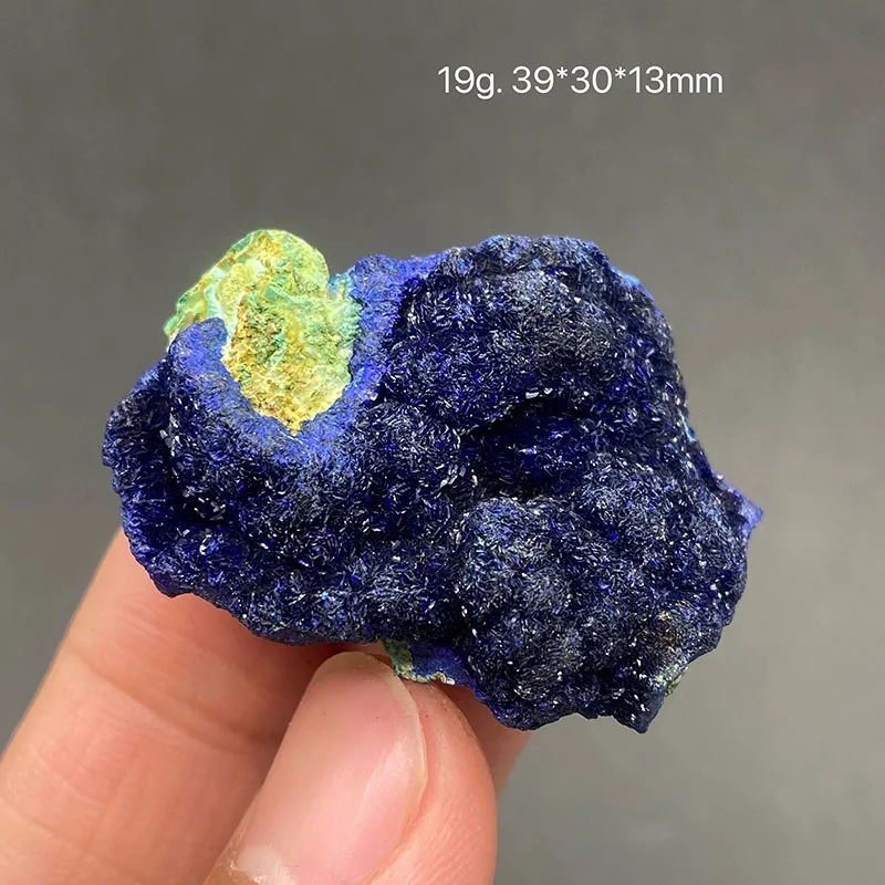 

100% natural azurite and malachite symbiotic raw stone mineral specimen healing crystal gem collection