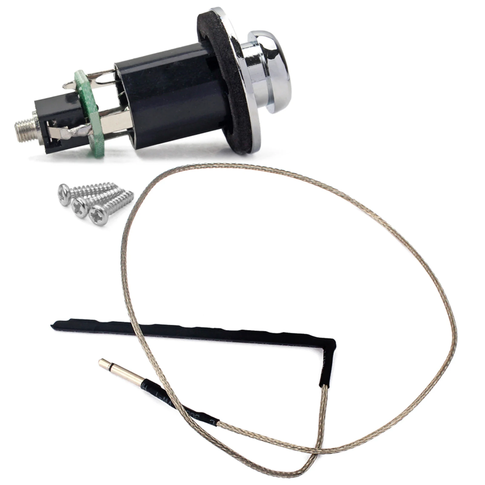 الغيتار بيزو لاقط 70 مللي متر 2.5 مللي متر التوصيل التعادل لاقط تحت السرج الناتج نهاية دبوس مقبس متفرع لملحقات الغيتار الصوتية