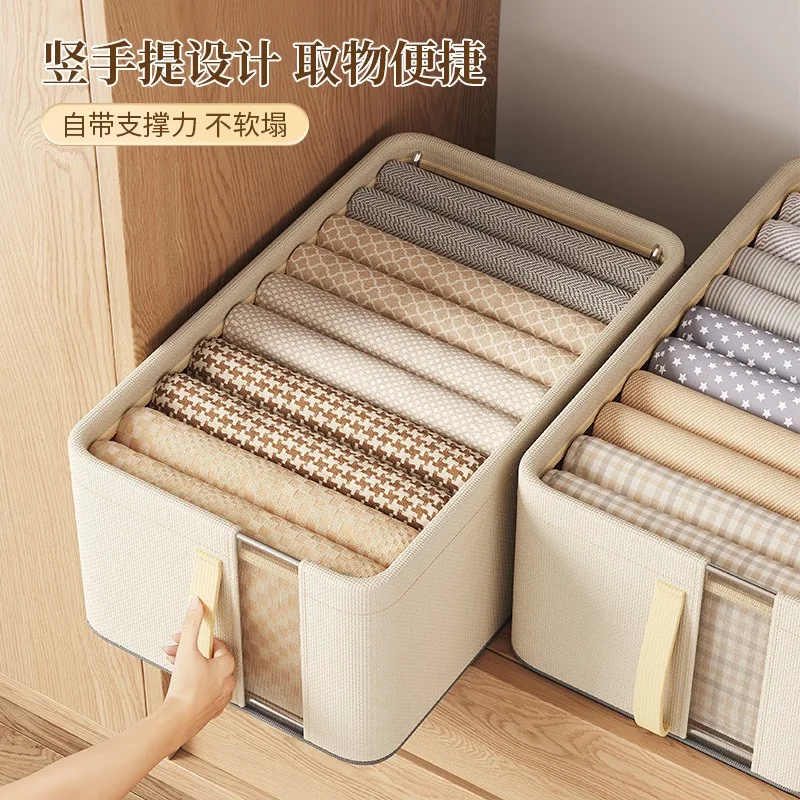 Oxford cloth storage box, visual desktop, storage box, household wardrobe storage, clothes storage box
