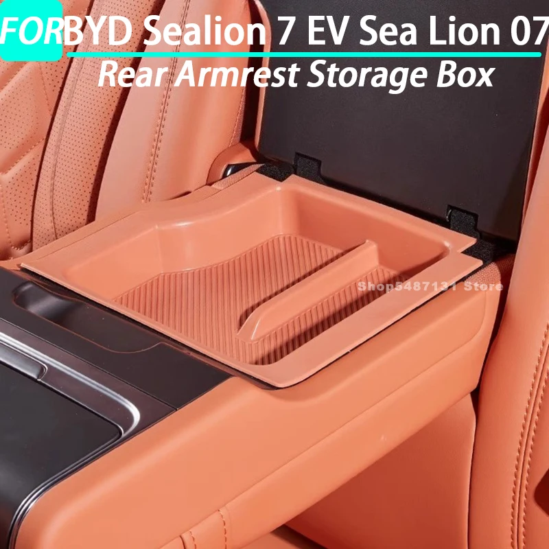 

Car Rear Armrest Storage Box for BYD Sealion 7 EV Sea Lion 07 Interior Accessories 2024 2025 2026