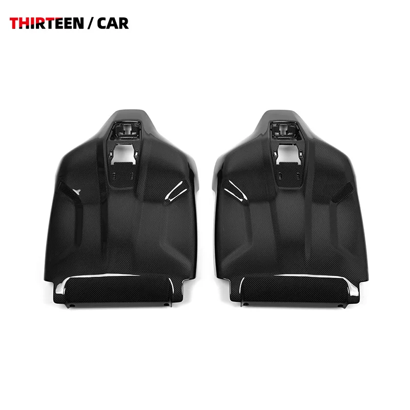 

Dry Carbon Fiber Back Seat Cover Interior Trims for BMW G90 G91 G99 M5 2025+ Sedan Replacement Style Back Seat Cover Body Kit