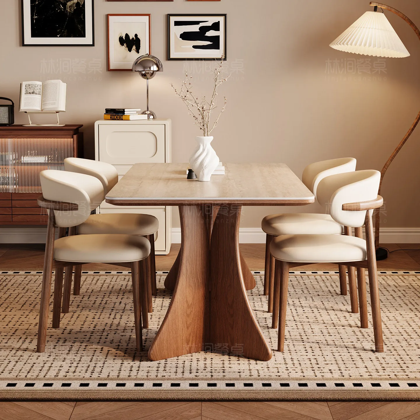 New medieval solid wood rock s - Tables 评论和价格