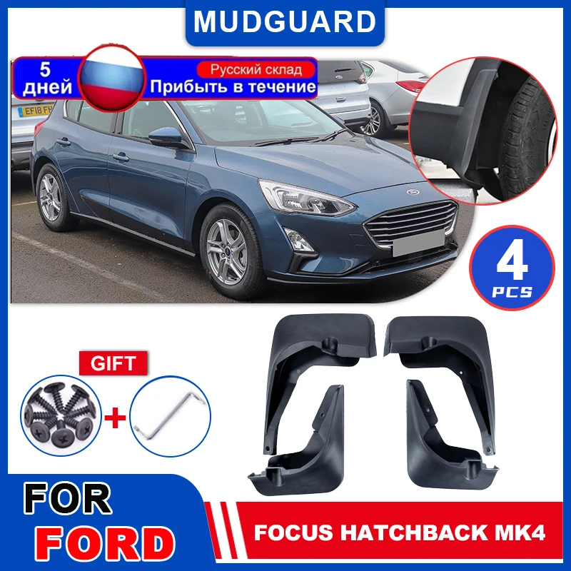 Mudguards for Ford Focus Hatchback MK4 Zetec Titanium 2019~2023 Mudflaps Fender Flap Splash Guards Mud Wheel Cover Accessories