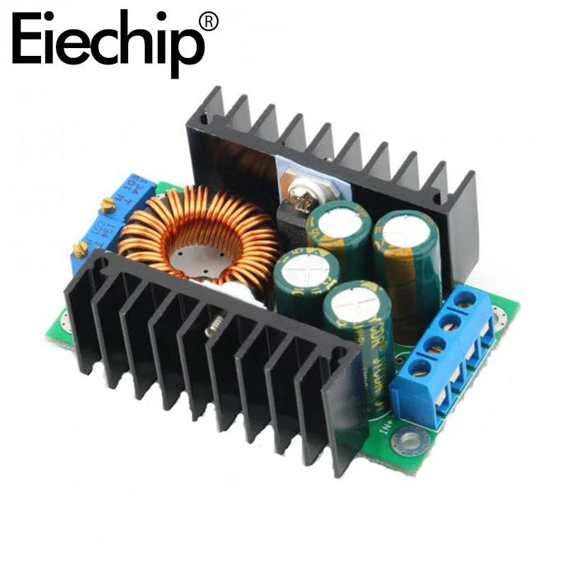 Arduino用の調整可能な電源モジュール,ステップダウン変換器,LEDドライバー,DC, 300w,xl4016,5-40vから1.2-35v,max 9a