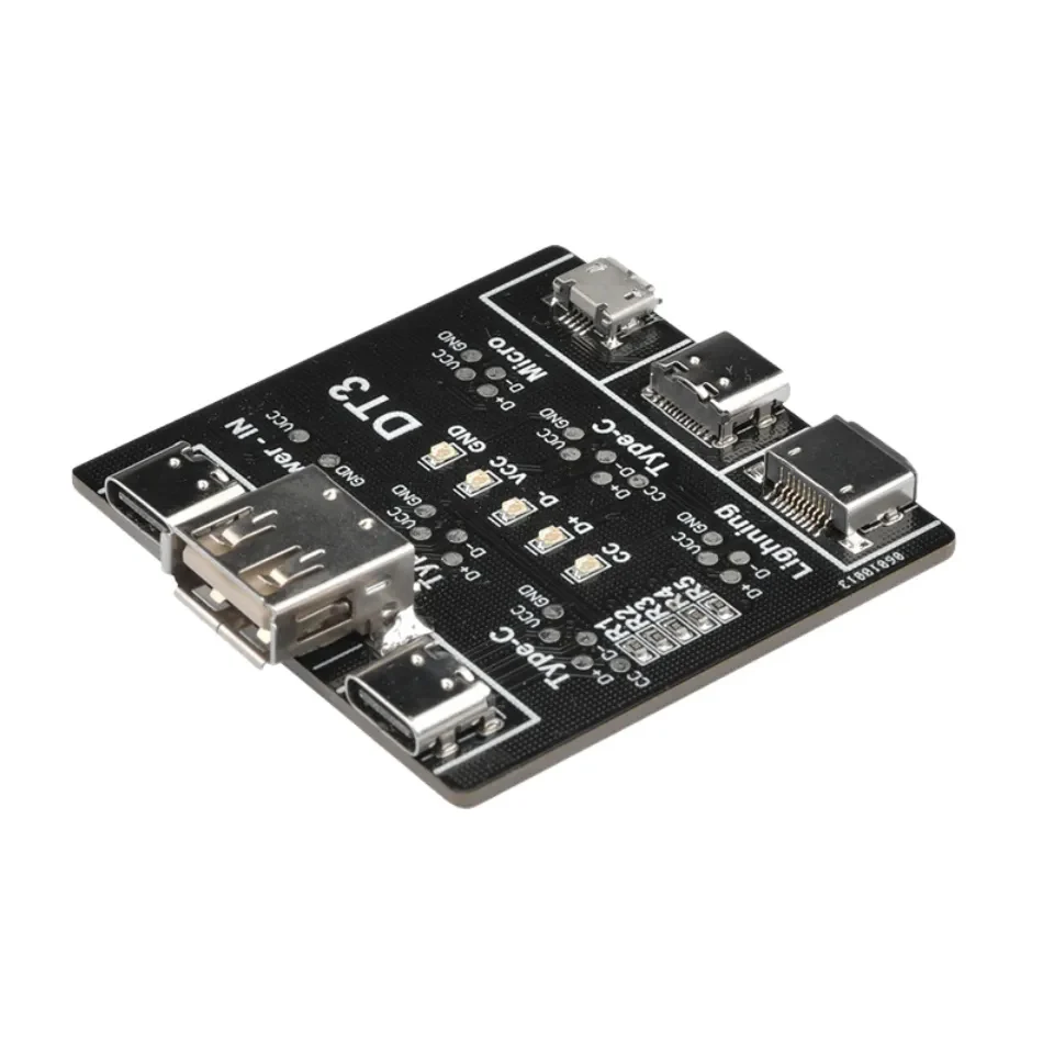 MECHANIC DT3 ON-OFF Data Cable Detection Board For iPhone Android Data Cable Type-C Micro Lightning Data Switching Test Board