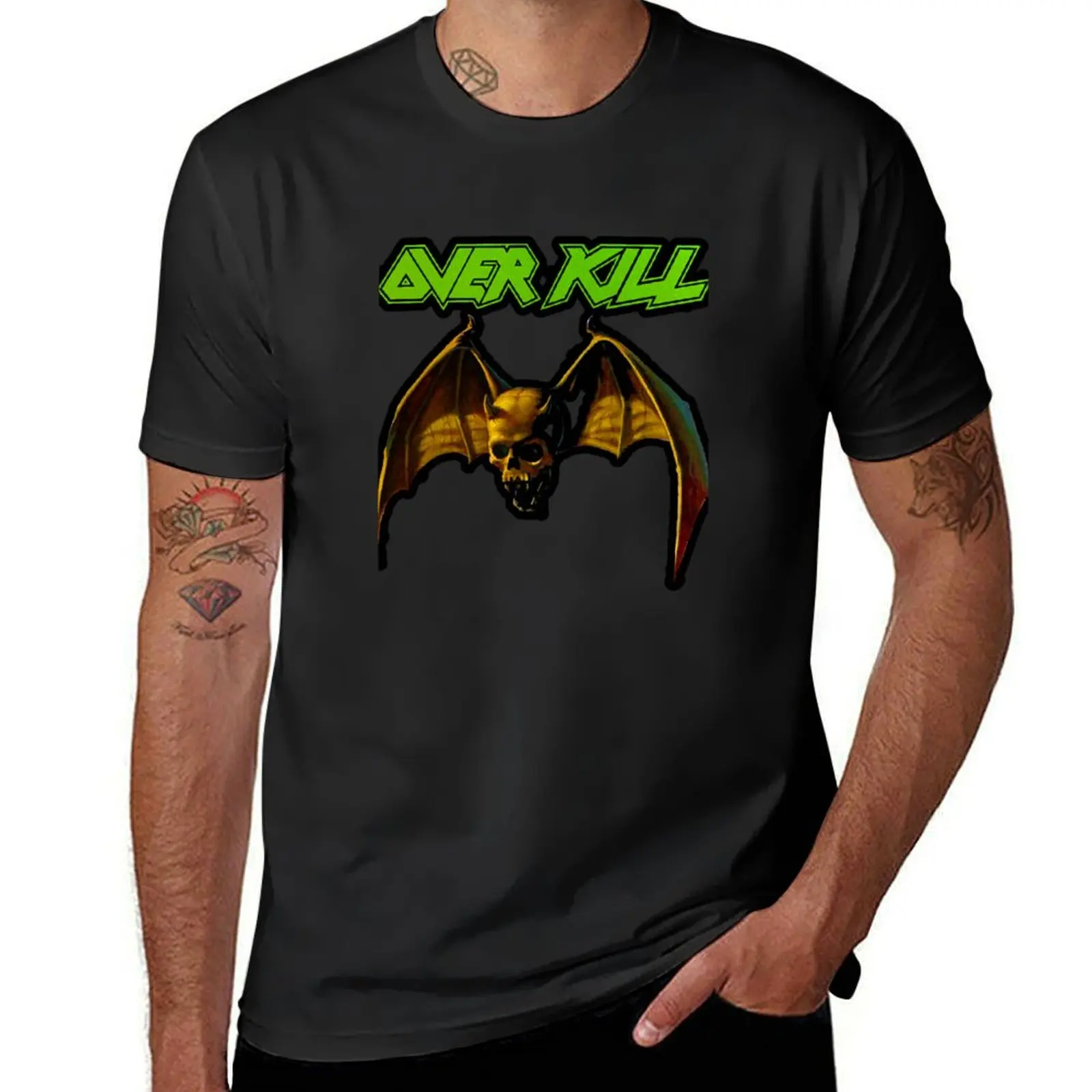 Overkill Band T-Shirt customizeds anime quick-drying mens clothing