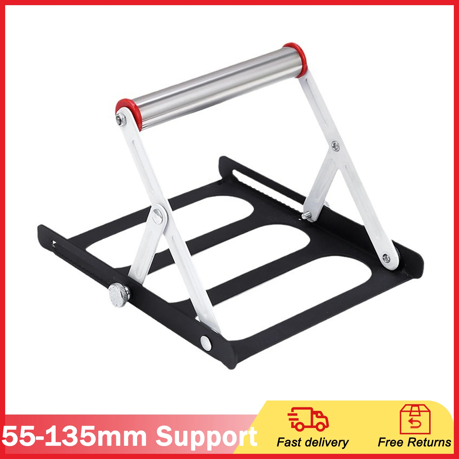 

Multifunctional Cutting Machine Material Rack 55-135mm Height Adjustable Foldable Bracket FrameTripod Auxiliary Support Bracket