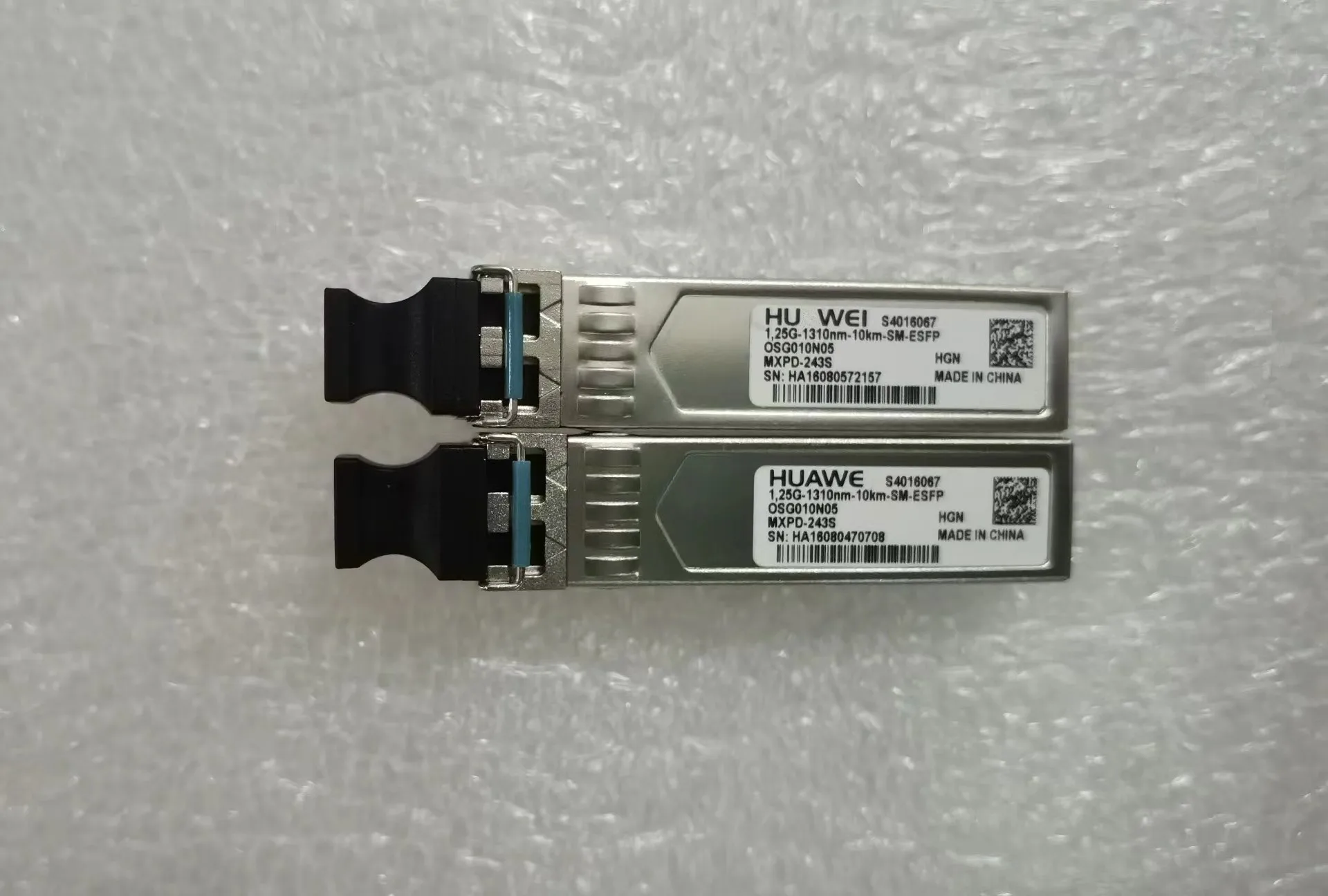 Hua-wei 1.25G 10KM Optical Fiber Module 1.25g-1310nm-10km-SM-ESFP S4016067 1.25GB ESFP Transceiver