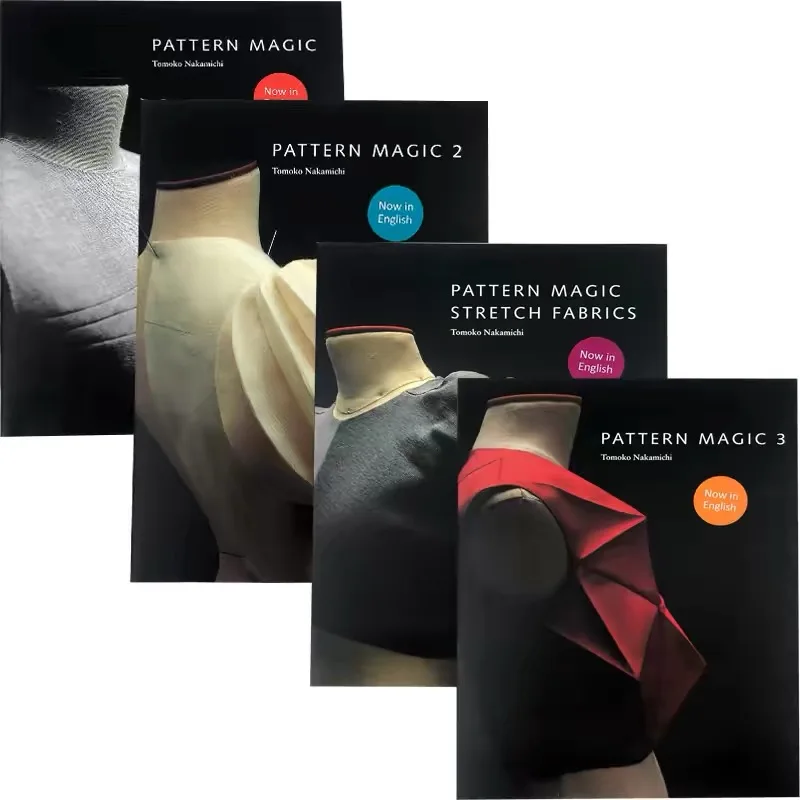 Pattern Magic Full Set 4 Books Tomoko Nakamichi English Version Fashion Sewing Pattern Making Dressmaking Design Book