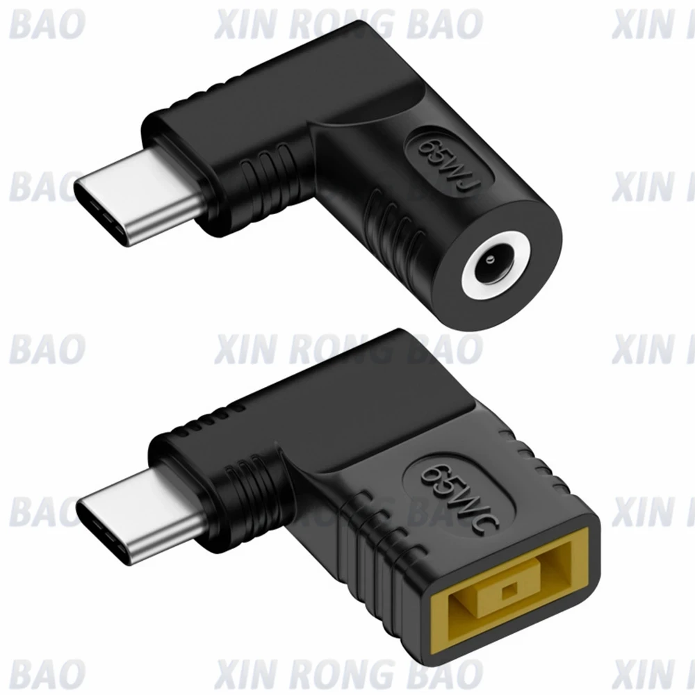 Adaptador de carga rápida para ordenador portátil, Conector de CC hembra a tipo C macho PD, accesorios para Lenovo, Hp y Asus