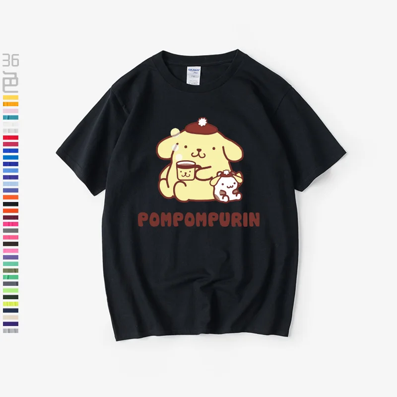 Loose ort Sve round Ne Cotton T-irt for Men And Women Summer Casual Wear Comfortable Breathable Youthful Sle