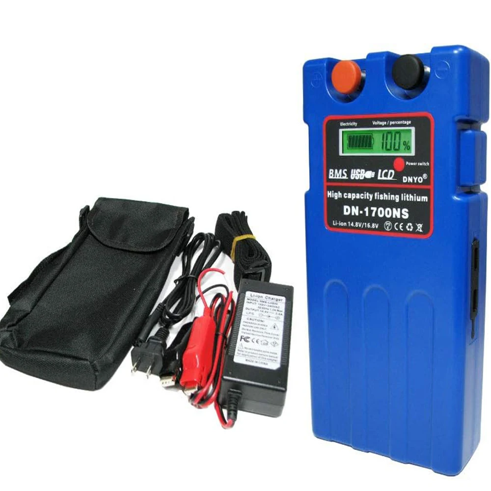 Bateria de pesca recarregável substituição para Daiwa, 14.8V, 14000mAh