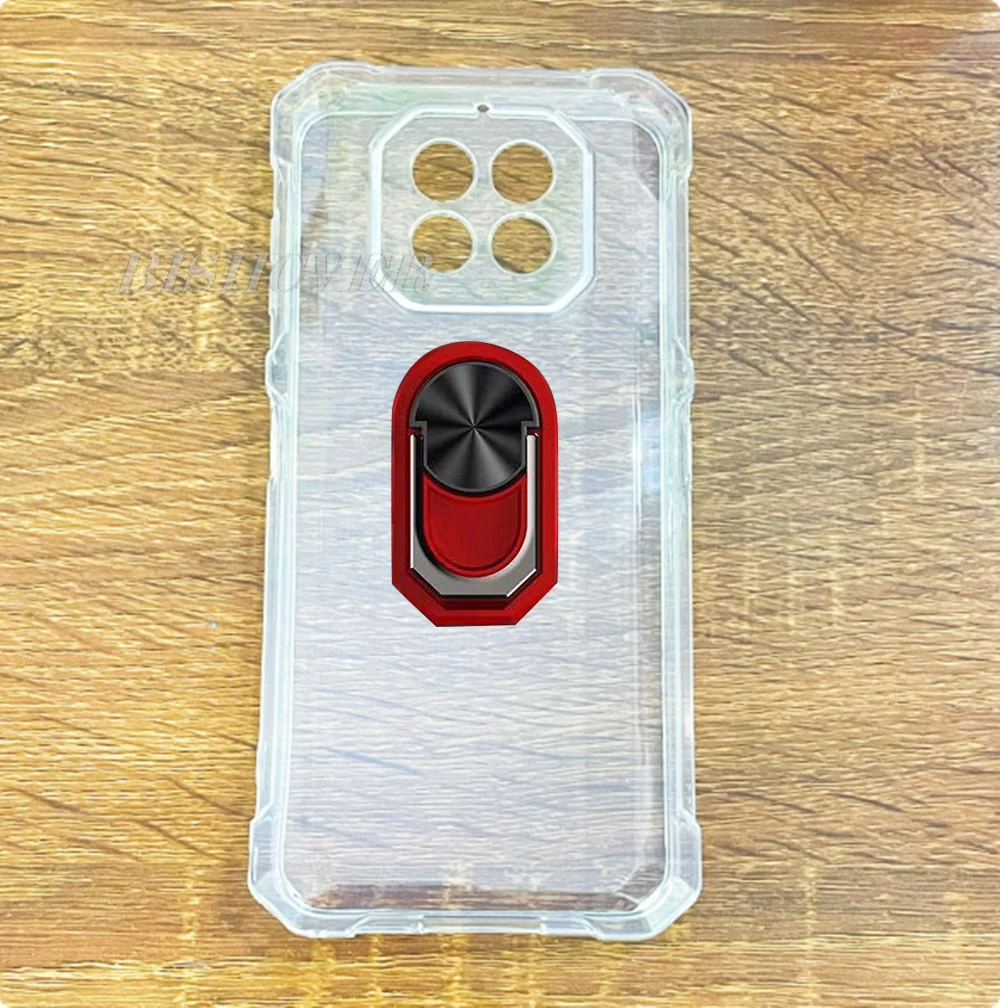 Magnet Phone Case For Cubot KingKong ES 3 ES3 KingKongES3 6.75" KingKongES3 Shockproof Soft TPU Silicone Cover With Ring Holder