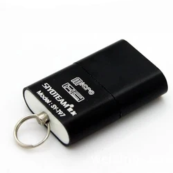 Card Reader Anti-lost Lightweight High Speed Plug And Play Practical MICROUSB 2.0 Metal Accessories Mini For TF Portable