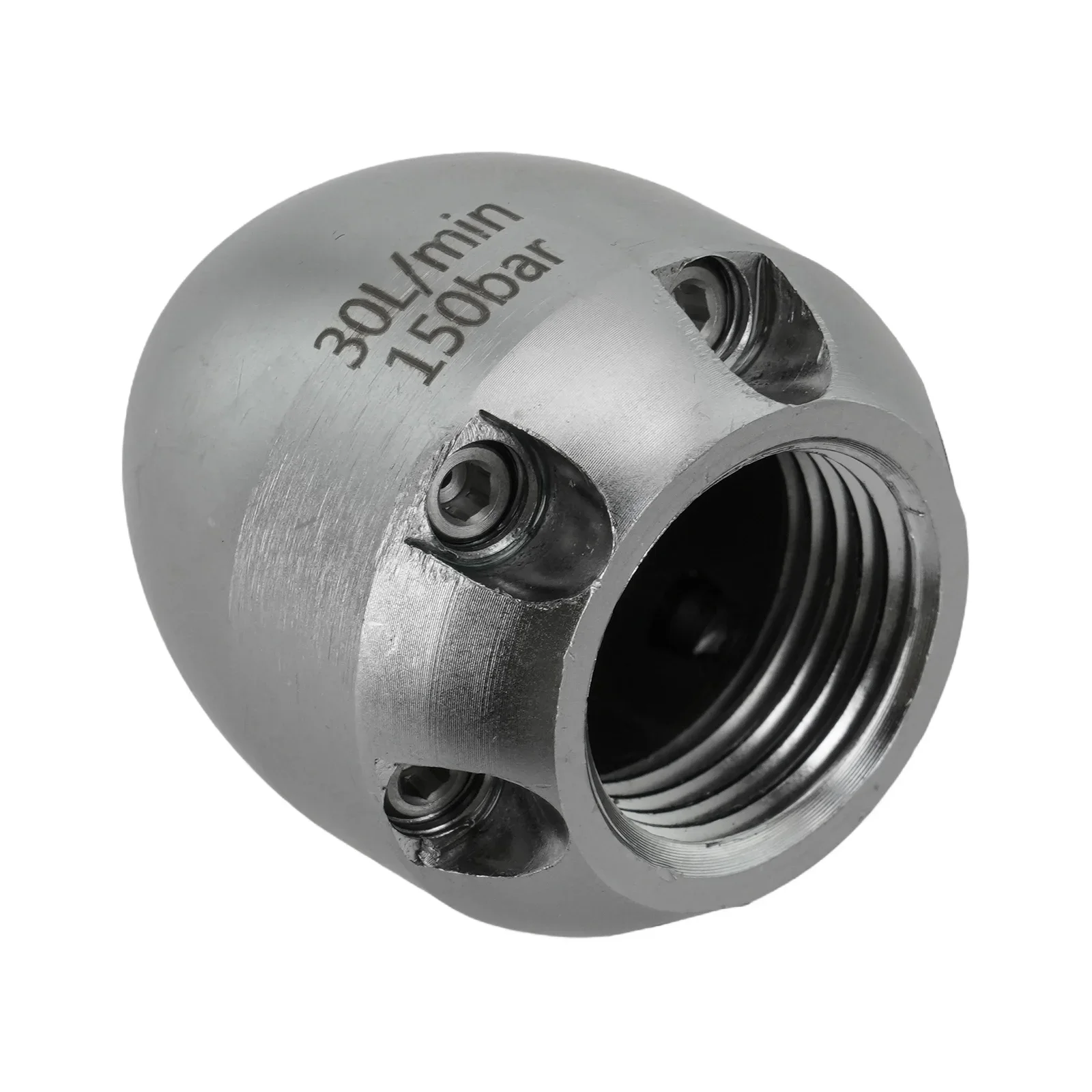 High-pressure Cleaner Unclogging Sewer Nozzle 30/40/60L Front 1 Rear 6 1/2inch Sewer Drain Pipe Jetter Cleaning Nozzle