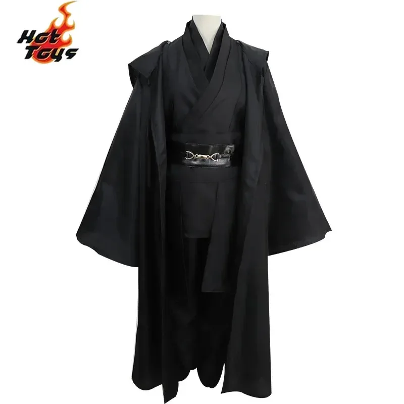 

New High Quality Cosplay Suit Halloween Costume Star Cosplay Wars Warrior Black Jedi Costumes