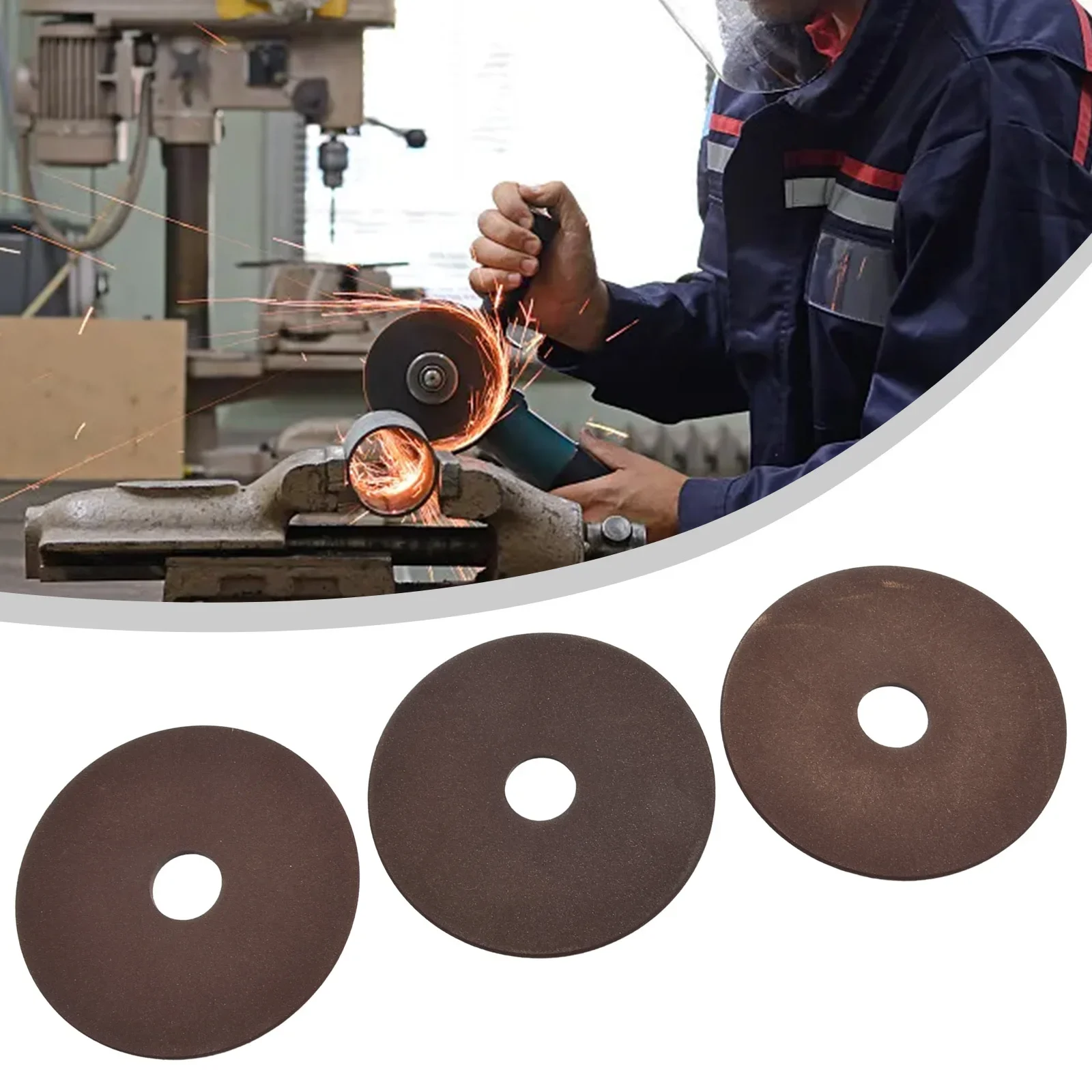 3pcs Grinding Wheel Disc Pad Grinding Discs For Chainsaw Sharpener Grinder 3/8inch & 404 Chain Polishing Power Tool Accessories