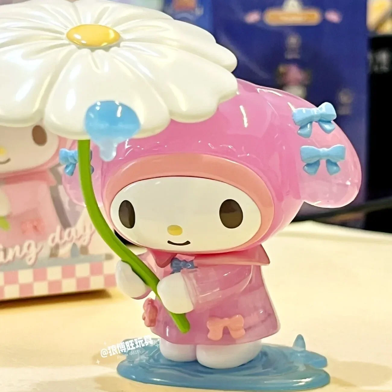 

Sanrio серии «дождливые дни», понравился куроми, мой мелодия, помпон, фиолетовая фигурка, милая аниме фигурка, модель, детский подарок на день рождения