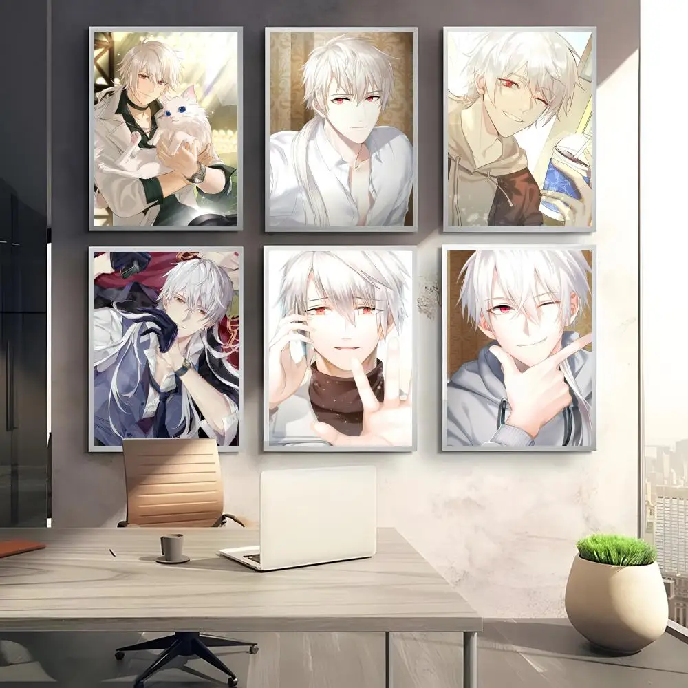 M-Mystic Messenger zen اللوحة الخط HD حائط لوح رسم ديكور فني للمنزل مكتب غرفة المعيشة غرفة نوم هدية