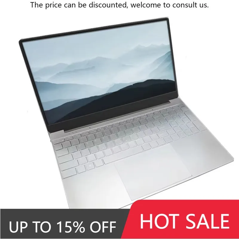 

2024 New 15.6 Inch Ultra-Thin HD Gaming Notebook Intel J4105 16GB RAM 256GB SSD Windows 11 Long Battery Life IPS Laptop Computer