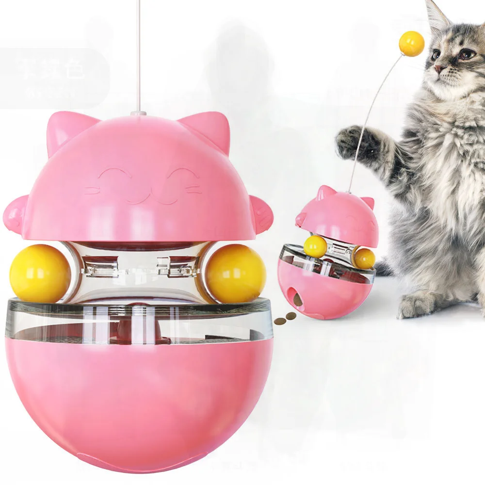 

Amazon Cat Toy Tumbler Food Ball - пластиковая палочка Fortune Cat Teasing Stick в нескольких цветах, оптовая продажа товаров для домашних животных для кошек