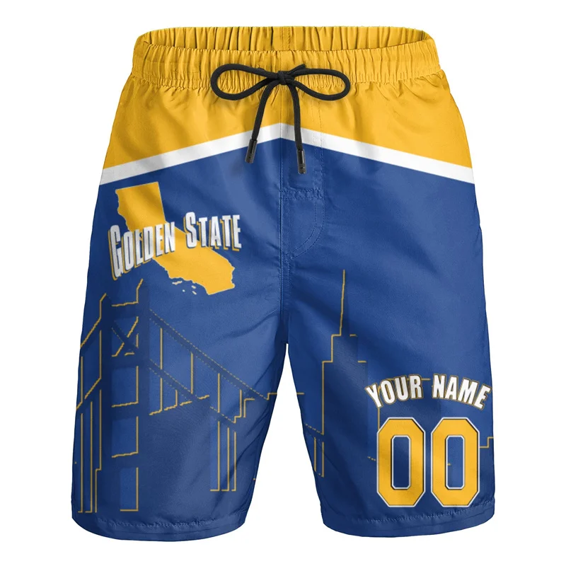 Pantalones cortos para fanáticos del baloncesto con gráficos de Miami City, regalos, pantalones cortos 3D Hip Hop y2k, traje de baño Hawaiano de