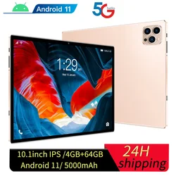Tablet Android com Octa Core, câmeras duplas, Dual SIM, 4GB de RAM, 64GB ROM, 5000 Bateria, Chamadas, Best Selling, 10,1