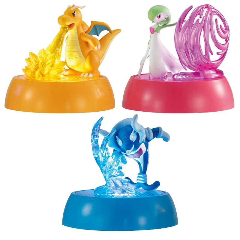 

BANDAI Gashapon Pokemon 3 Glow! Collection 3 Random One Blind Box Toy Luminous Model Desktop Decoration Toys