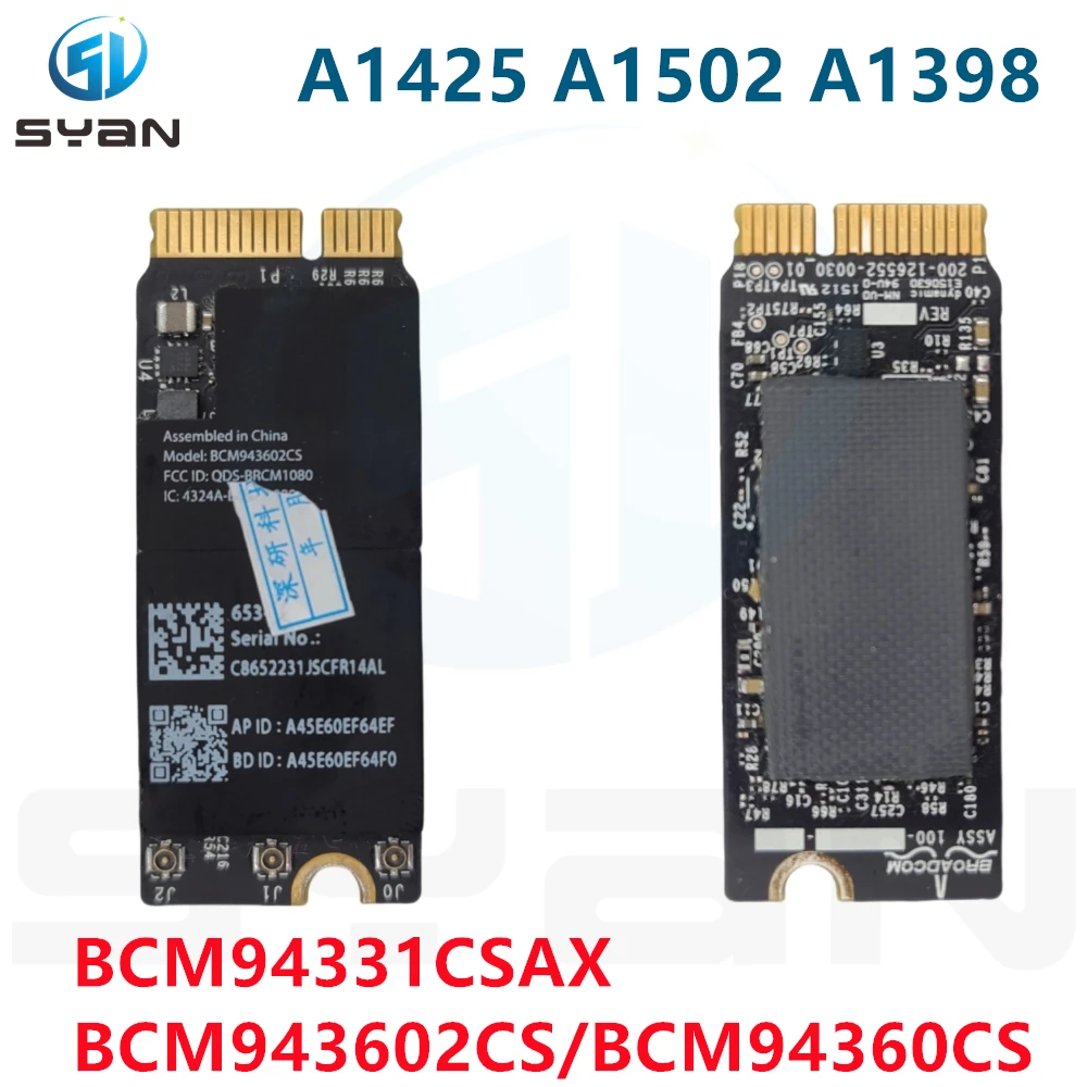 Original Wifi Airport Card BCM943602CS For Macbook Pro Retina 13