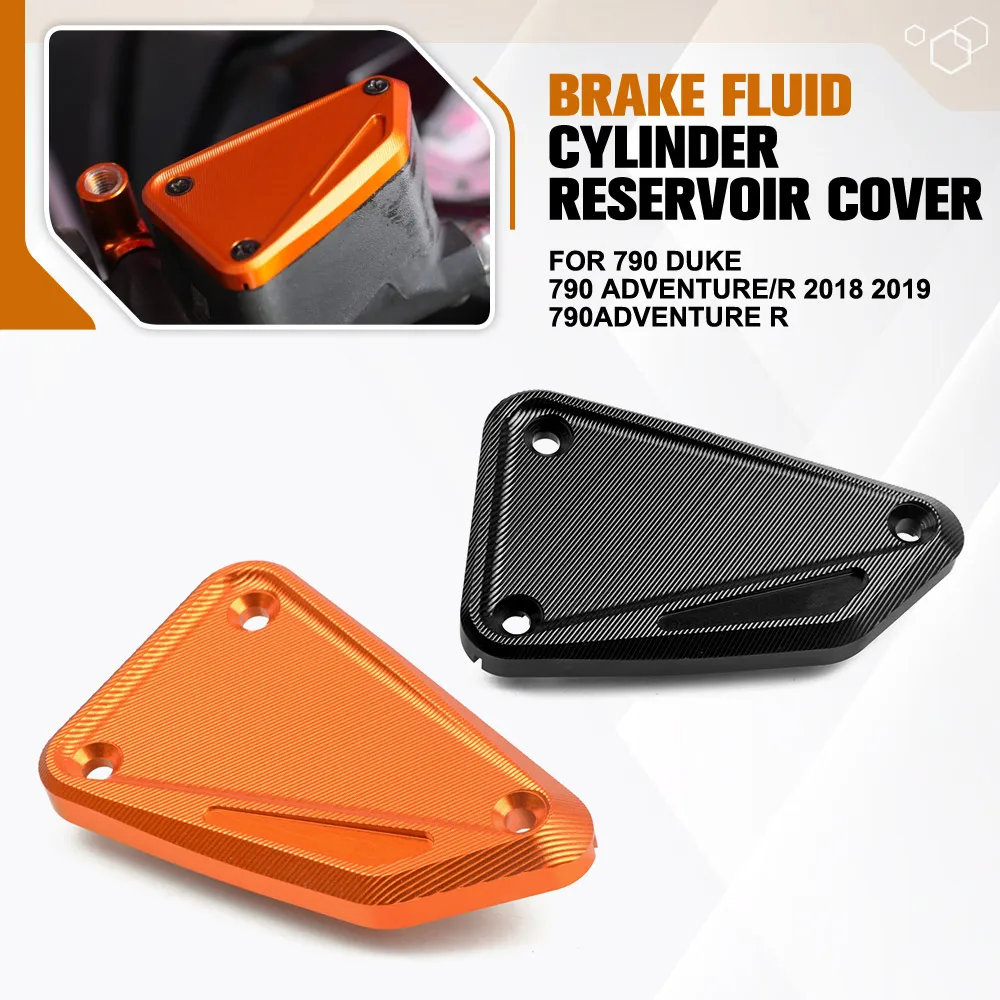 

For 790 Duke 790 Adventure/R 2018 2019 790ADVENTURE R Motorcycle CNC Front Brake Fluid Cylinder Cover Master Reservoir Cap Cover