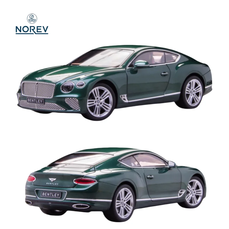 1:18 Bentley Continental GT 2019 alloy simulation model, children's collection of decorative toys, holiday gifts for children.