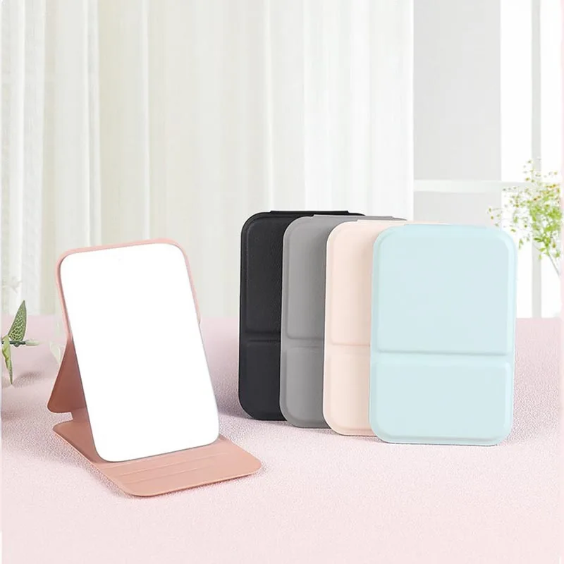 New Women's Pocket Mirror Folding Mirror for Table Small Makeup Magnifying Mirror HUAZJ01