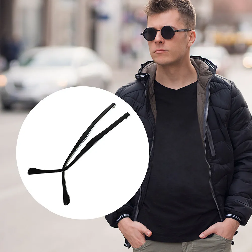 2Pairs Metal Glasses Arm Replacement Universal Eyeglasses Sunglasses Legs Repair Kit Wear Resistant Replacement Parts