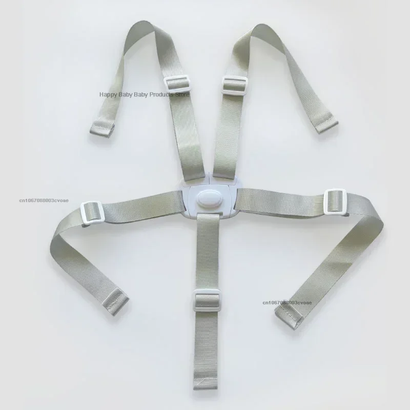 Child Dining Chair Belt Cross-shaped Design Baby 5 Point Harness High Chair Safe Belt Seat Belts for Strollers Car Seats