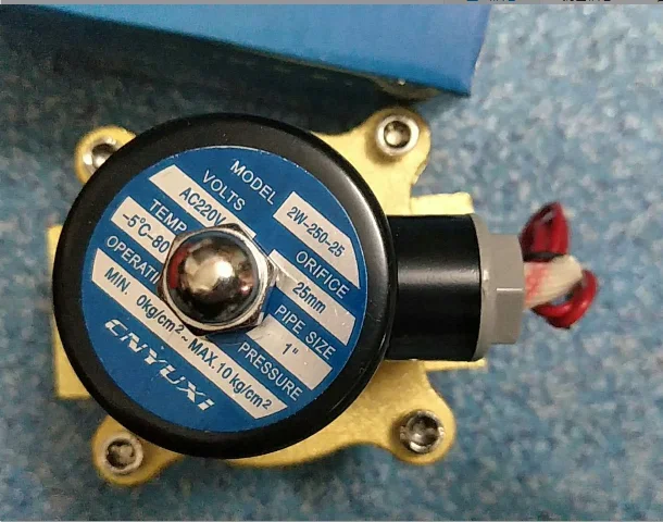 

2W-250-25 1-дюймовый электромагнитный клапан сливной клапан 2W-320-32 кольцо из медной проволоки резиновое кольцо диафрагма 220 В 24 В
