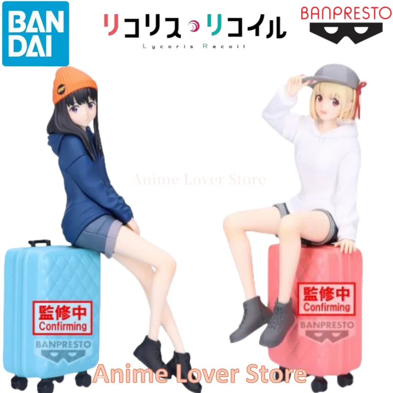 

In Stock Original Bandai Banpresto Lycoris Recoil Anime Figure 17cm Chisato Nishikigi Takina Inoue Collectible Model Ornaments