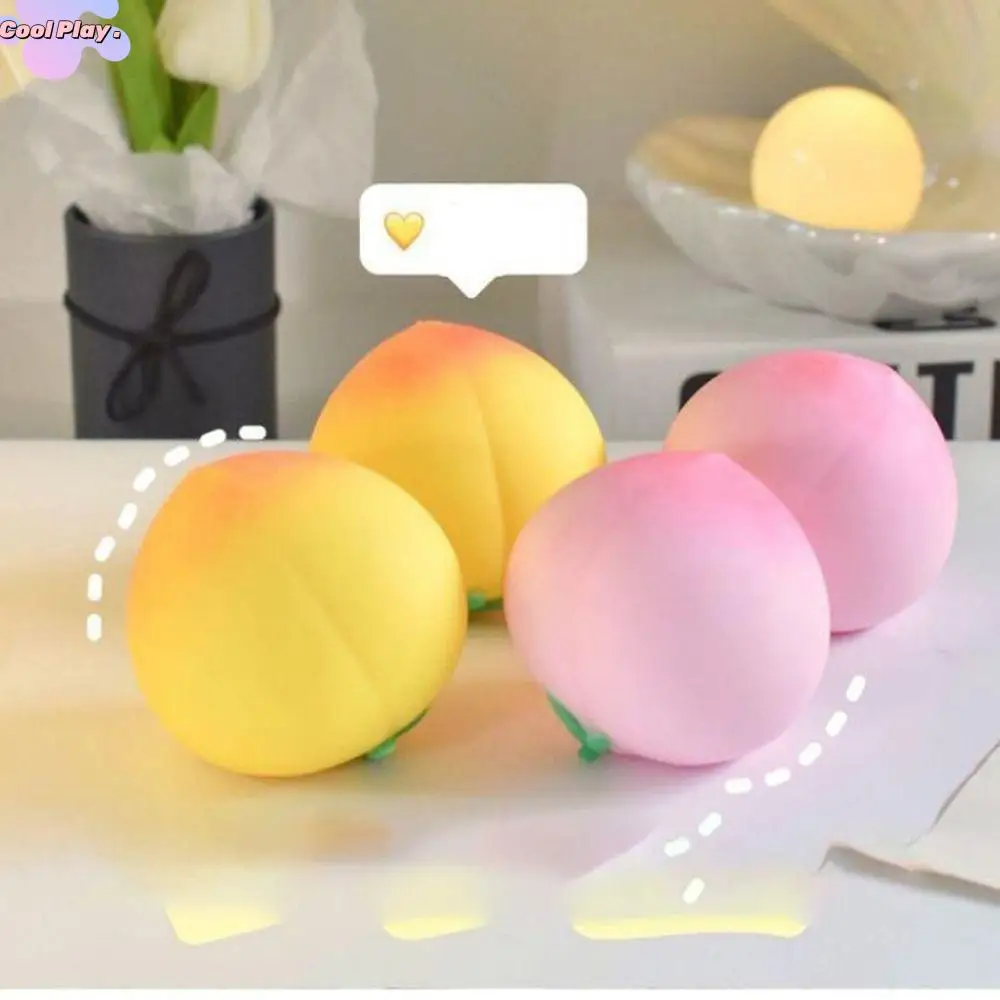 

Pink Vent Ball Flexible Material Peach Squeeze Ball Comfortable Touch Funny Peaches Pinch Toys Slow Rebound Durable Kids Gift