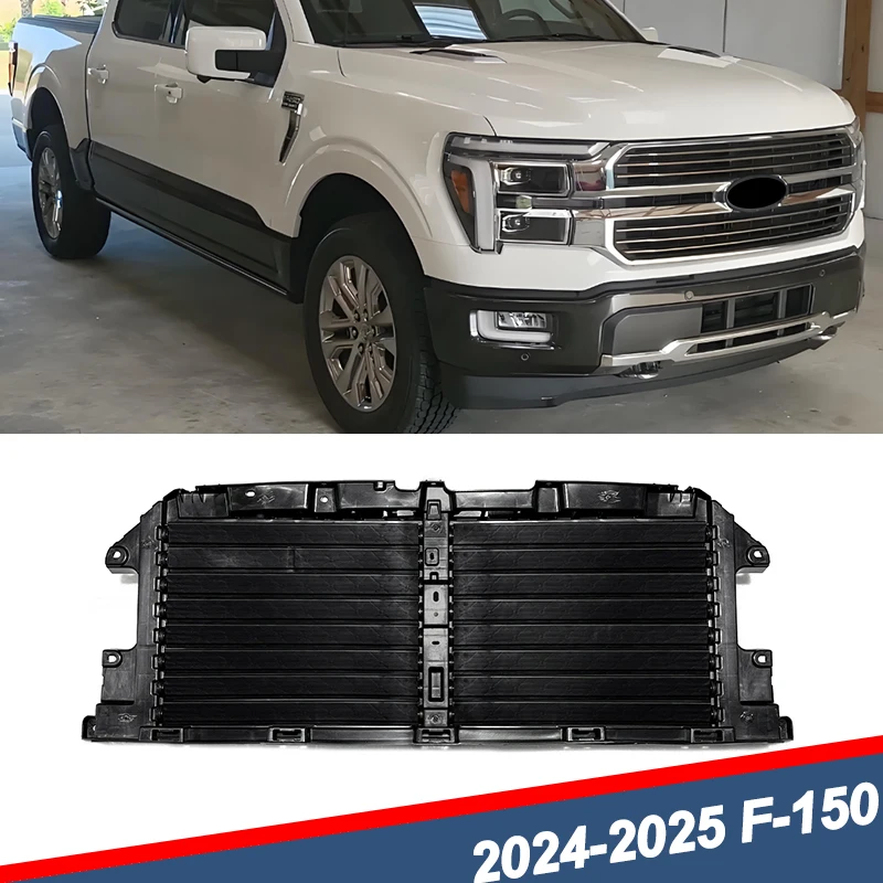 

Magickit Upper Active Air Shutter Without Motor for Ford F-150 F150 Bumper Grill Larait King Ranch Platinum 2024-2025 RL3Z8475A