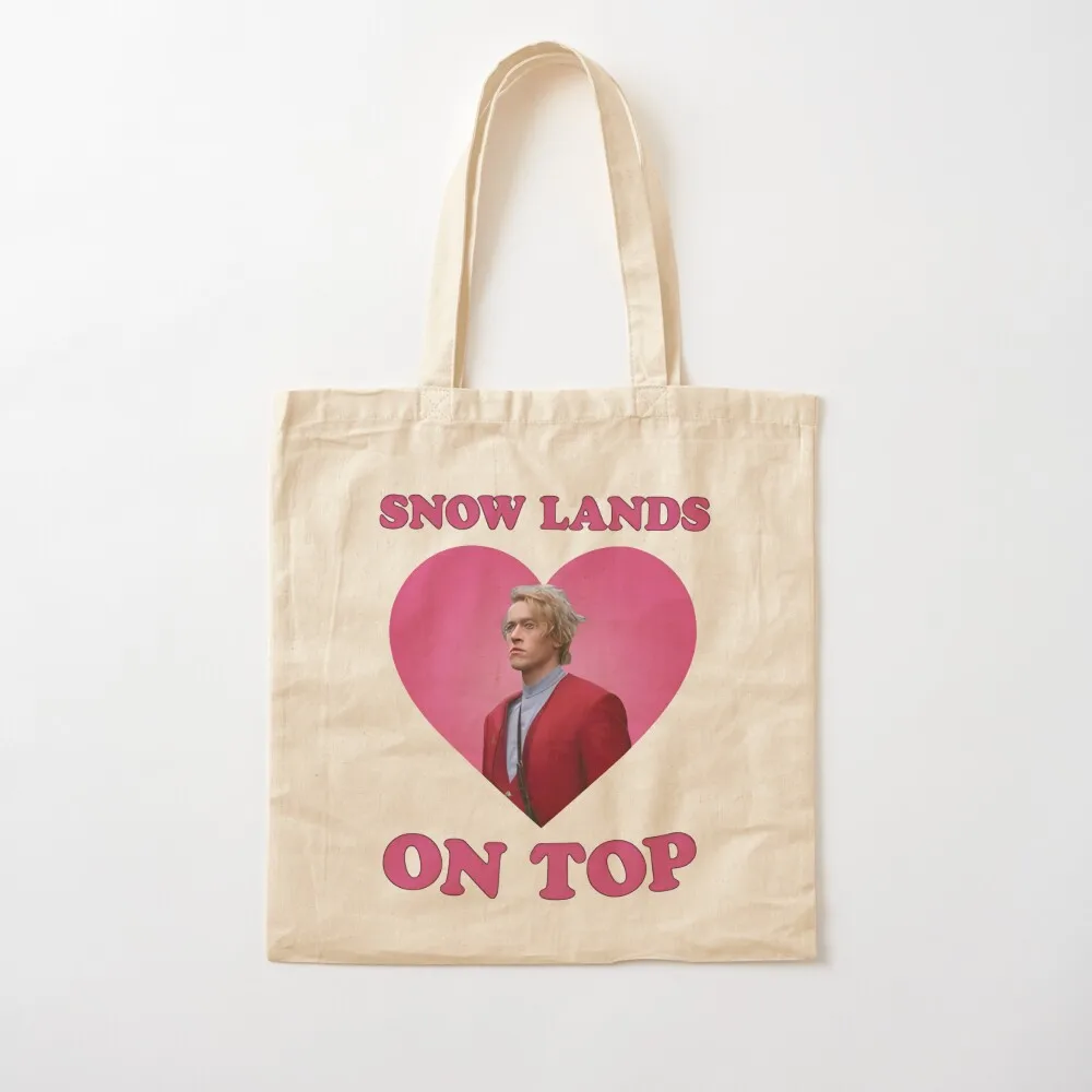 Snow Lands On Top Tote Bag Custom bag shopping bag shopping bags foldable Lady bags