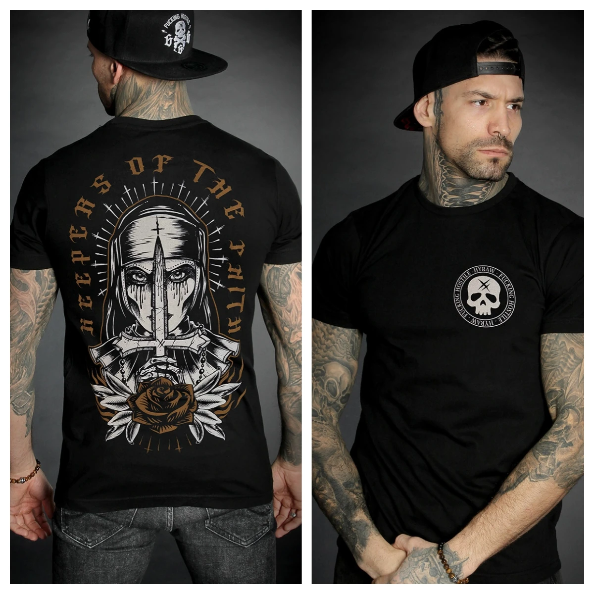KEEPERS Gothic Dark Art Style Summer Casual T-Shirt Men's and Women's Luxury Brand Top 2026 New Art Logo