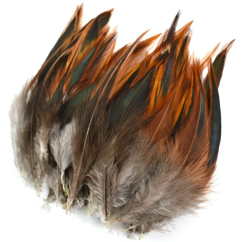 20 قطعة ريش الدراج الطبيعي للحرف اليدوية لتقوم بها بنفسك التطريز اليدوية اكسسوارات حلم كرنفال حفل زفاف الديكور