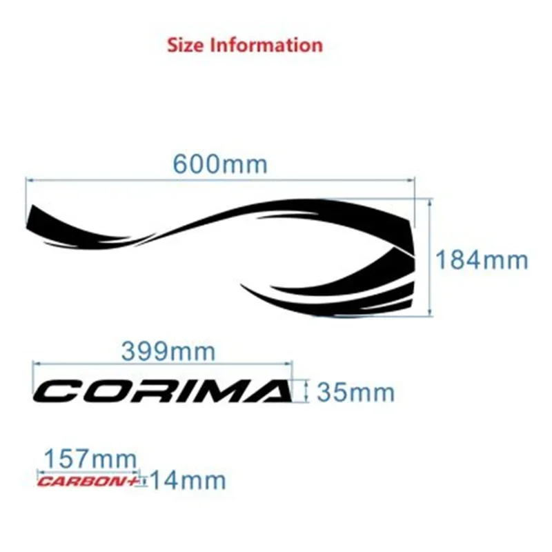 Rims Stickers for 2022 Corima Vinyl Mountain Bike Bicycle Closed Wheels Stickers MTB Cycling Accessories Decals