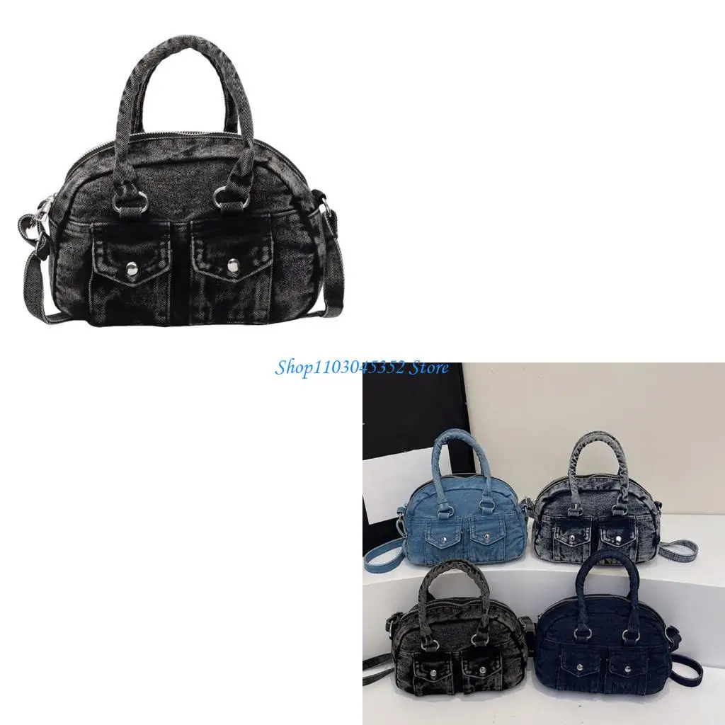 

Retro Crossbody Bag With Multiple Pockets Comfortable Strap Casual Office Outfit Essential Shoulder Bags for Women Girls