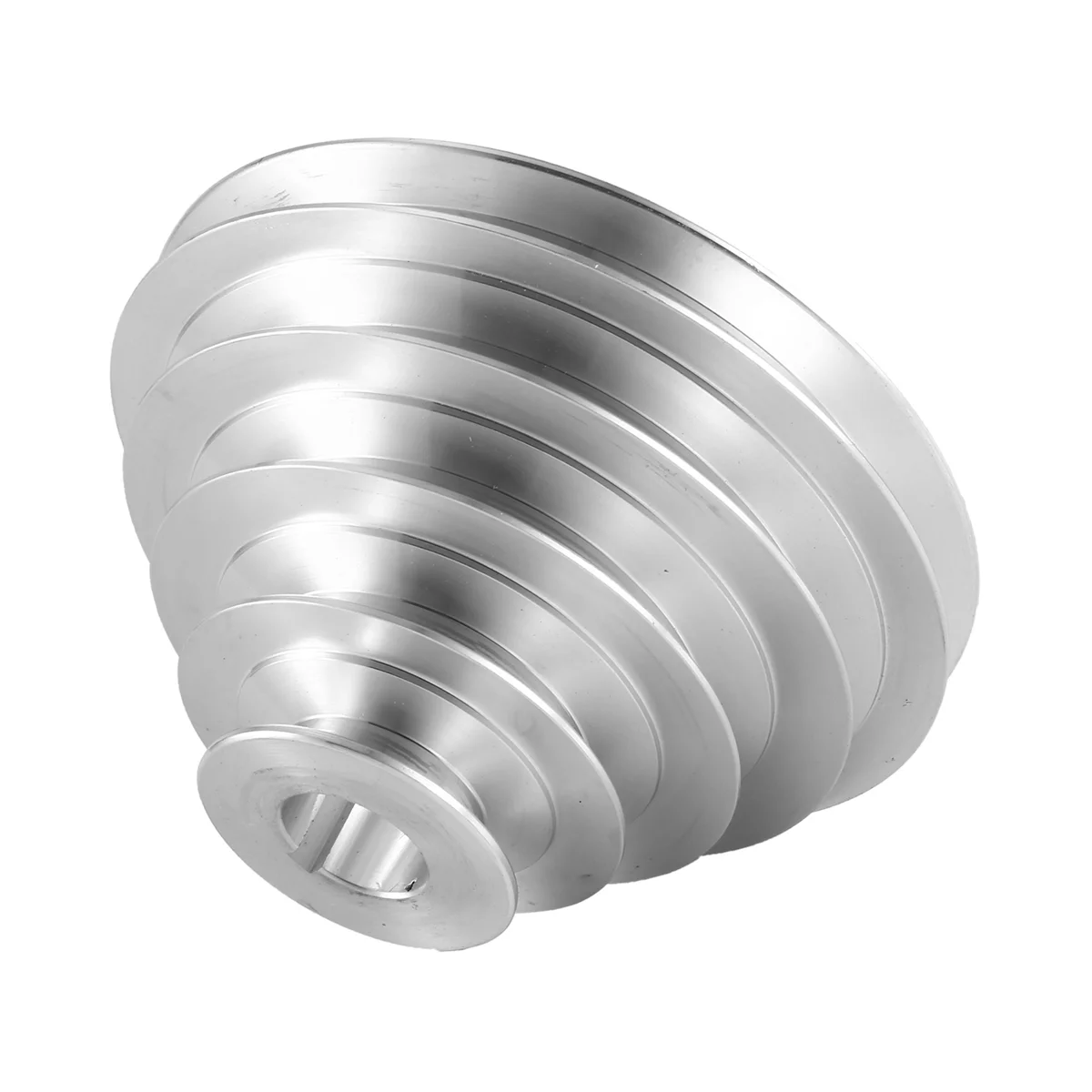 

ABKY-25mm Bore Aluminum Pagoda Wheel A Type 5 Step Pagoda Pulley Wheel for V-Belt Timing Belt