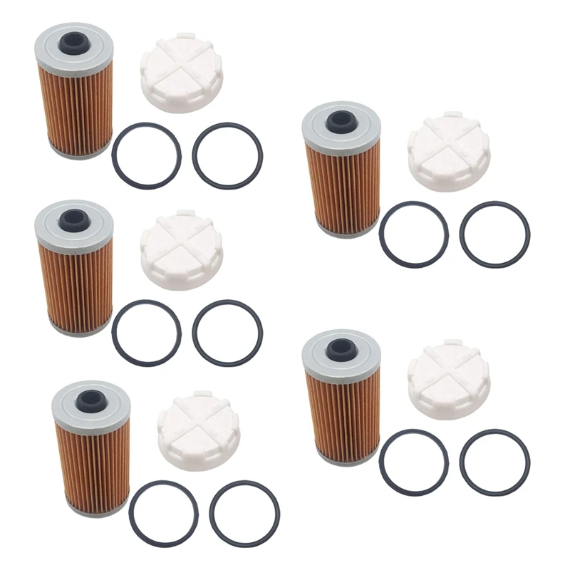 5 Set Fuel Filter Kit For Mercury Marine Quicksilver Gen Bravo 5.7 6.2 8.1 35-8M0093688 35-866171A01 35-892665 18-7977