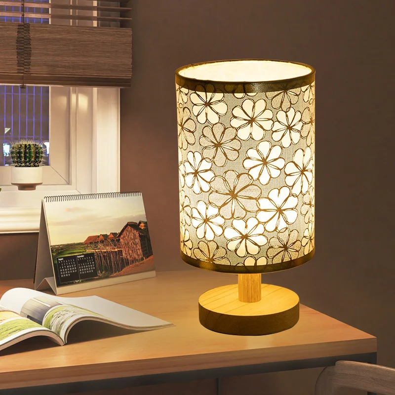 3 types of LED Fabric Table Lamp Multifunctional Table Lamp Touch Bedside Lamp