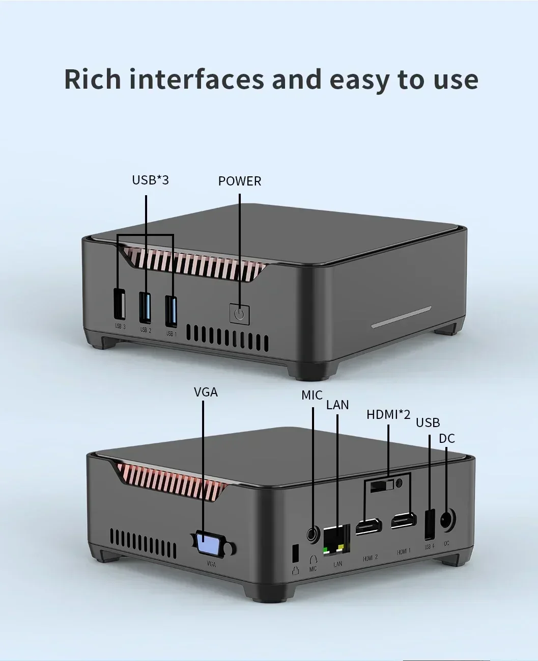 Neu! SZBOX GK3V GK3 Plus Alder Lake N100 Twin Lake N150 Mini-PC 8 GB 256 GB Windows 11 Pro 16 GB 512 GB WIFI5 BT4.2 Desktop-Spiel Com