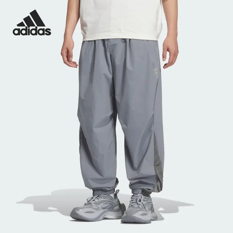 Adidas Four Seasons Unisex Loose Sports Trousers, Breathable Woven Pants for men women Gym & Daily Wear KC0163