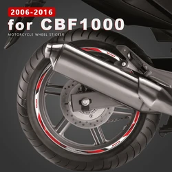 Motorcycle Wheel Sticker Waterproof Decals for Honda CBF 1000 CBF1000 Accessories 2006-2016 2012 2013 2014 2015 Rim Stickers